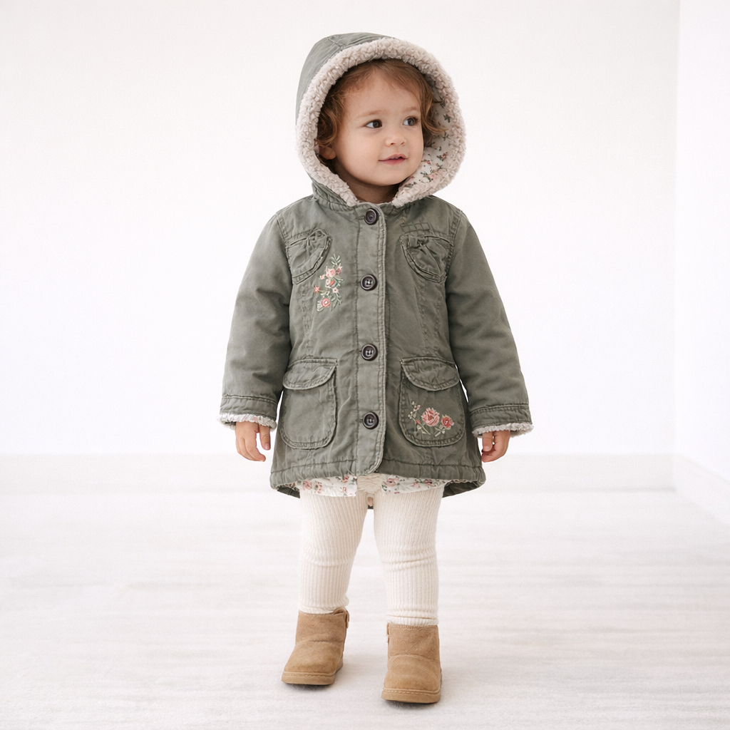 AI image for Flower Detail Parka