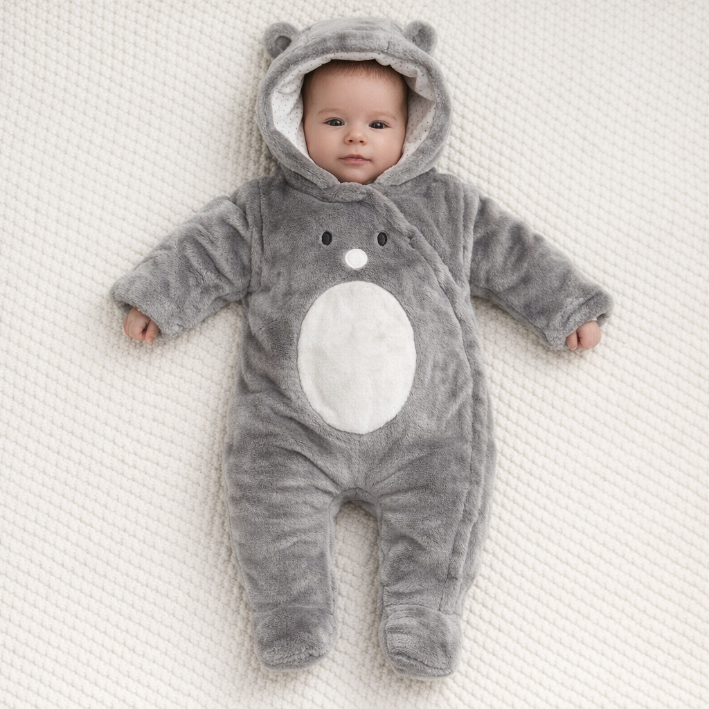 AI image for Bear Grey Pram Suit