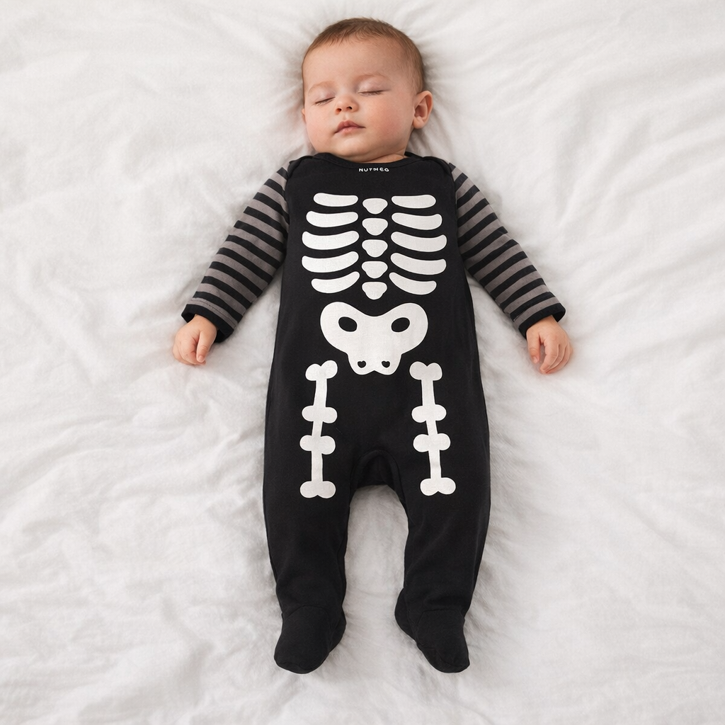 AI image for Skeleton Sleepsuit