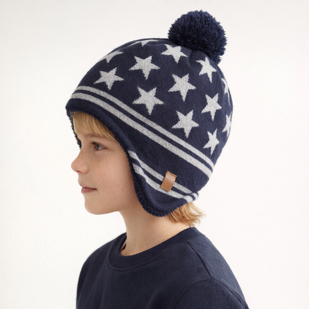 AI image for Star Fleece Lined Hat