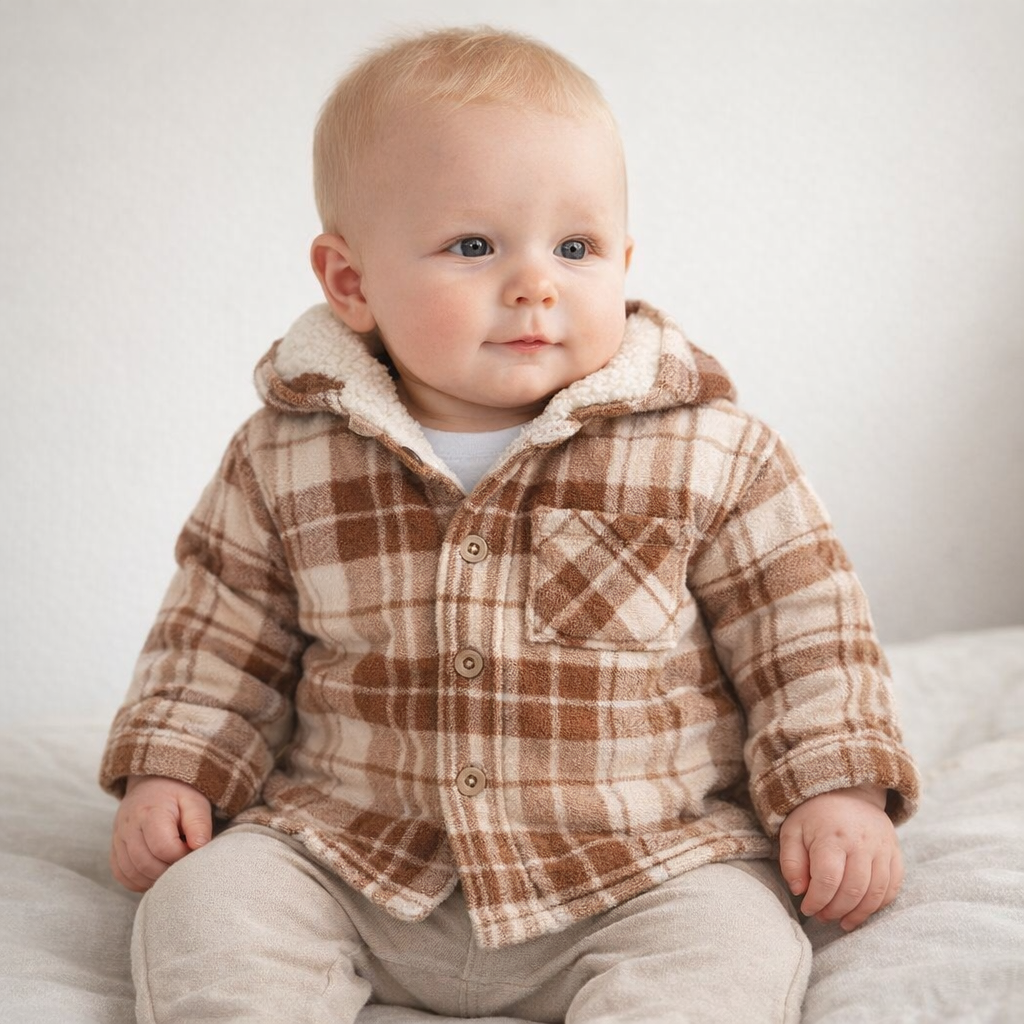AI image for Fleece Lined Check Shirt