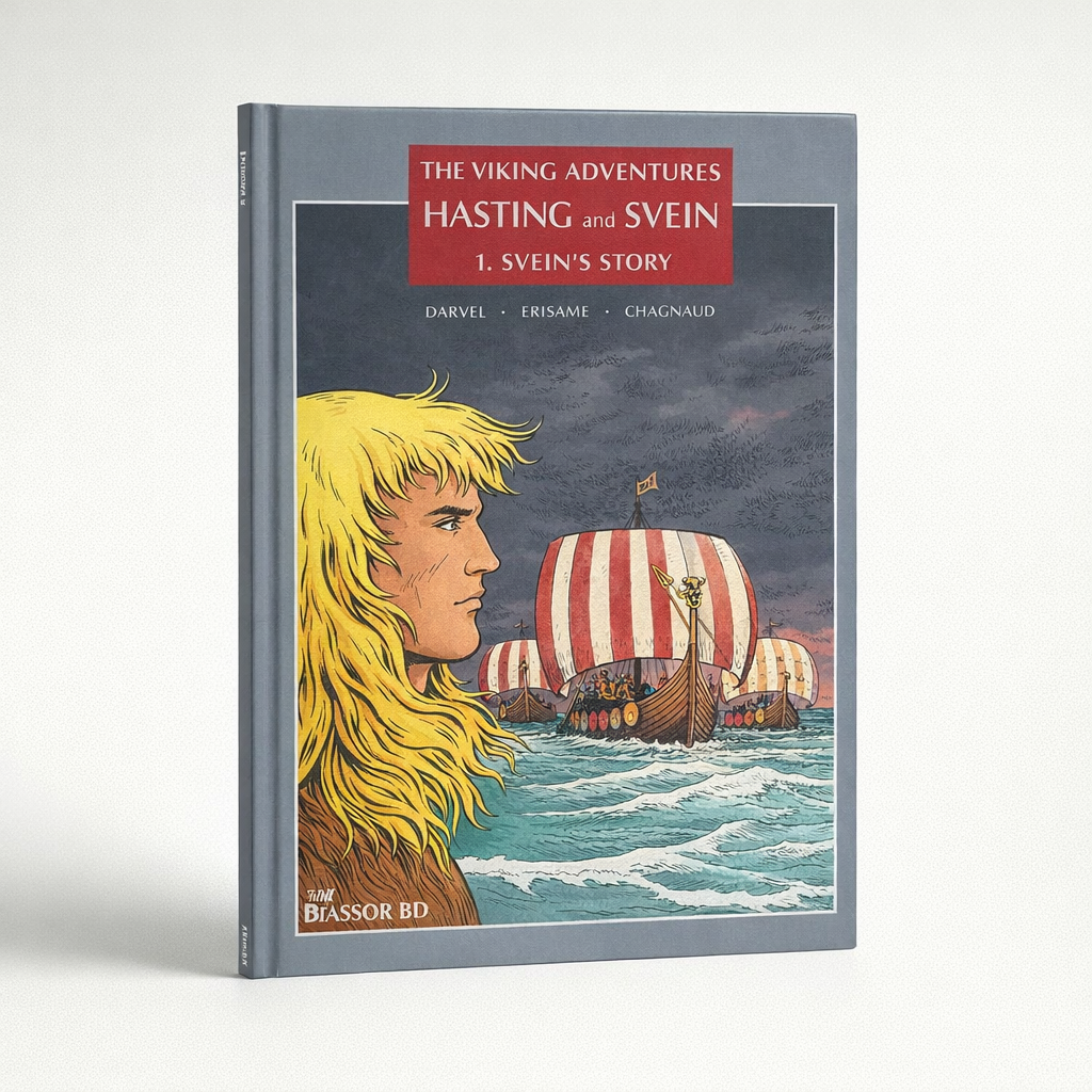 AI image for The Viking Adventures of Hasting and Sven - Hardback
