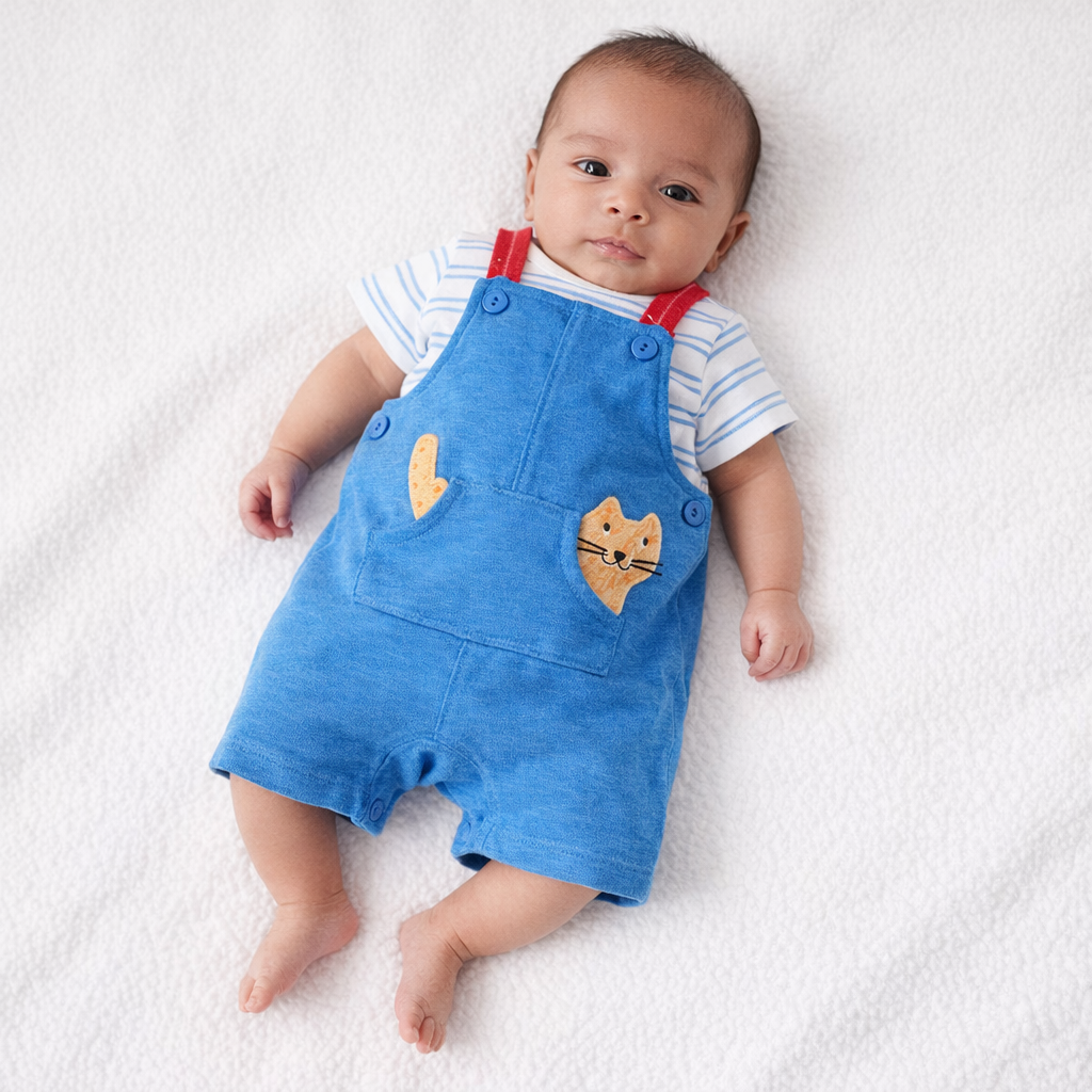 AI image for Cat Dungarees