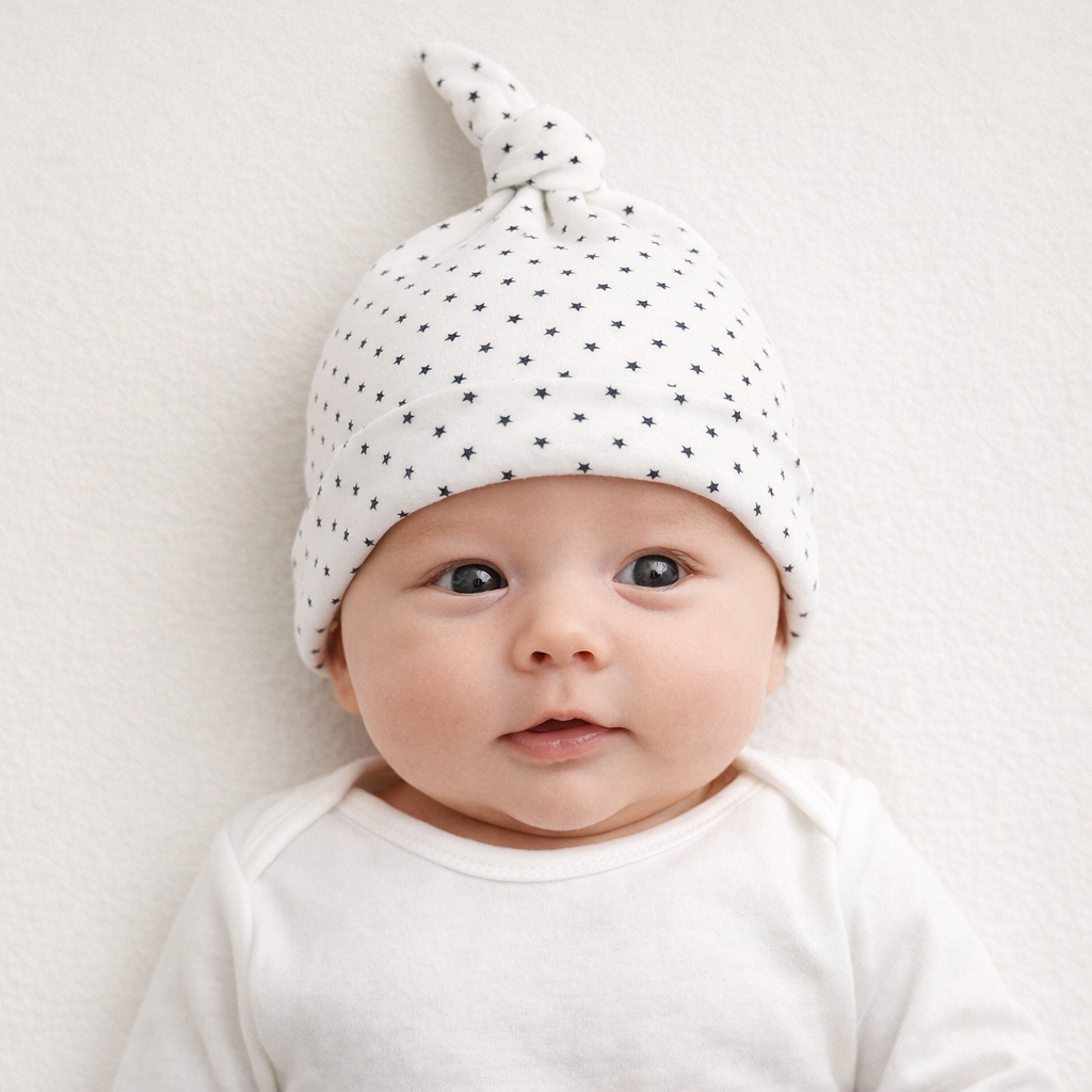 AI image for Star Cotton Knot Hat