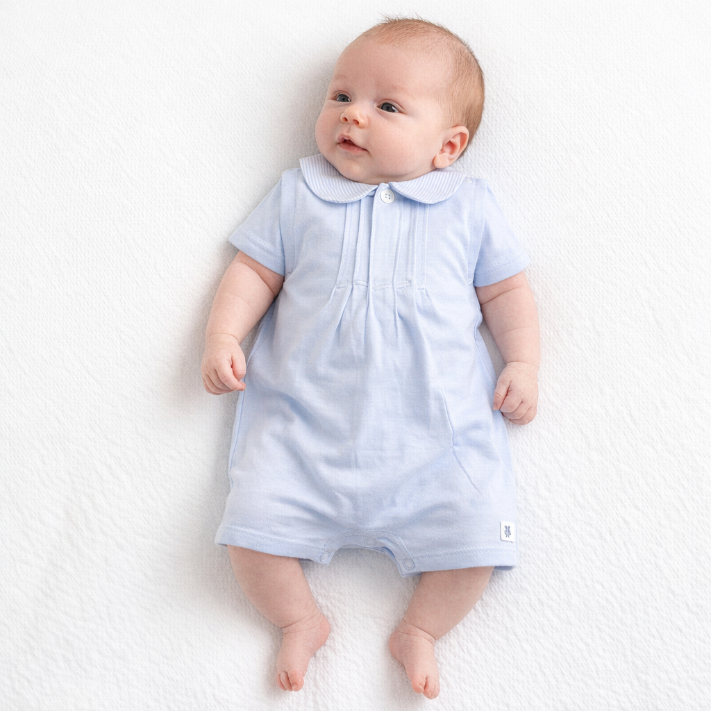 AI image for Pale Blue Romper
