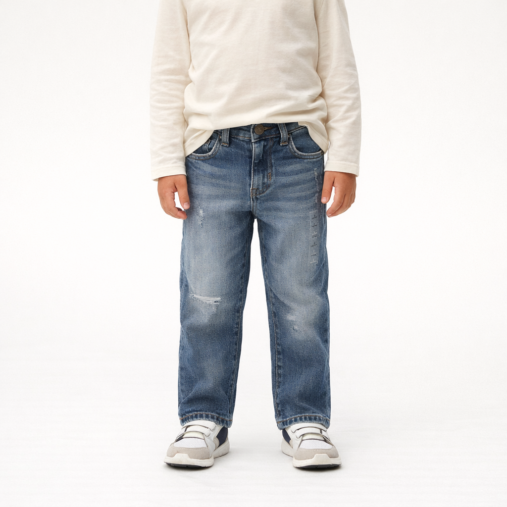 AI image for Stretch Straight Jeans