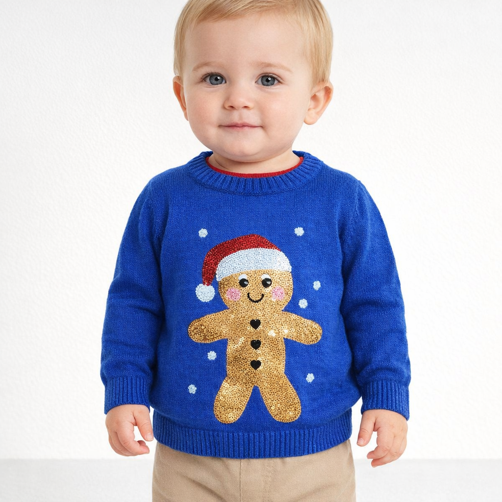 AI image for Gingerbread Man Christmas Jumper