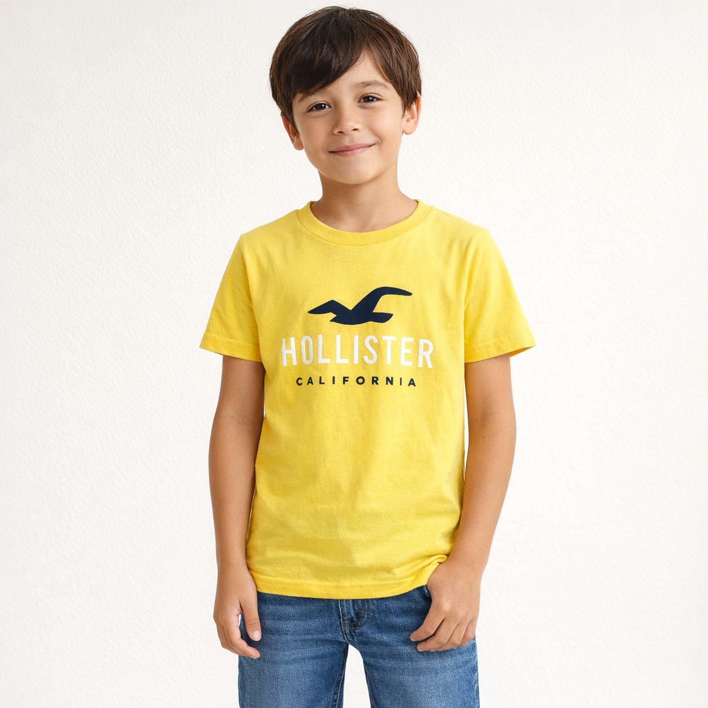 AI image for Yellow Logo Tee