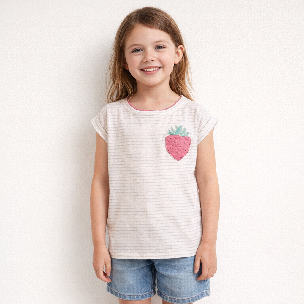 AI image for Strawberry Pocket Tee