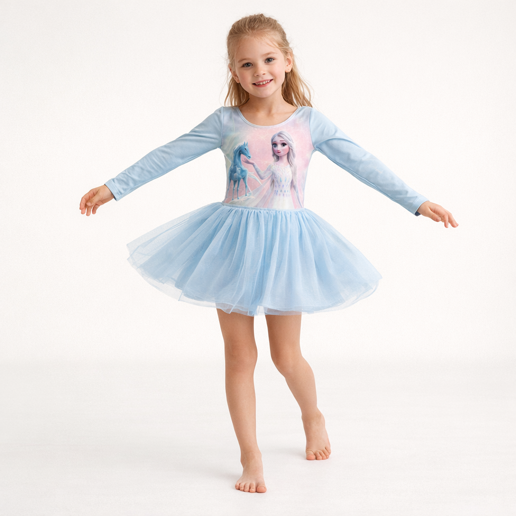 AI image for Elsa Frozen Leotard