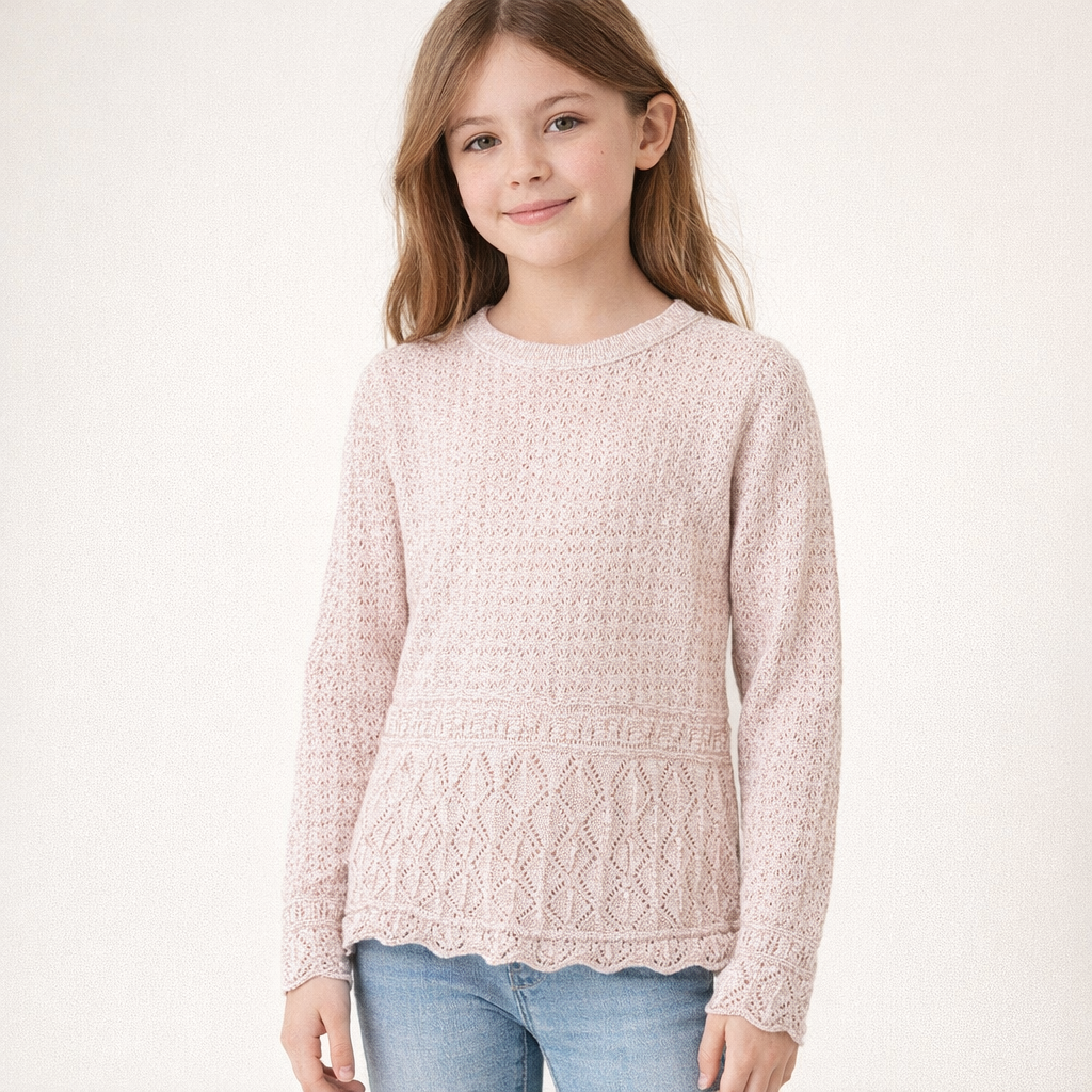 AI image for Lightweight Metallic Thread Jumper