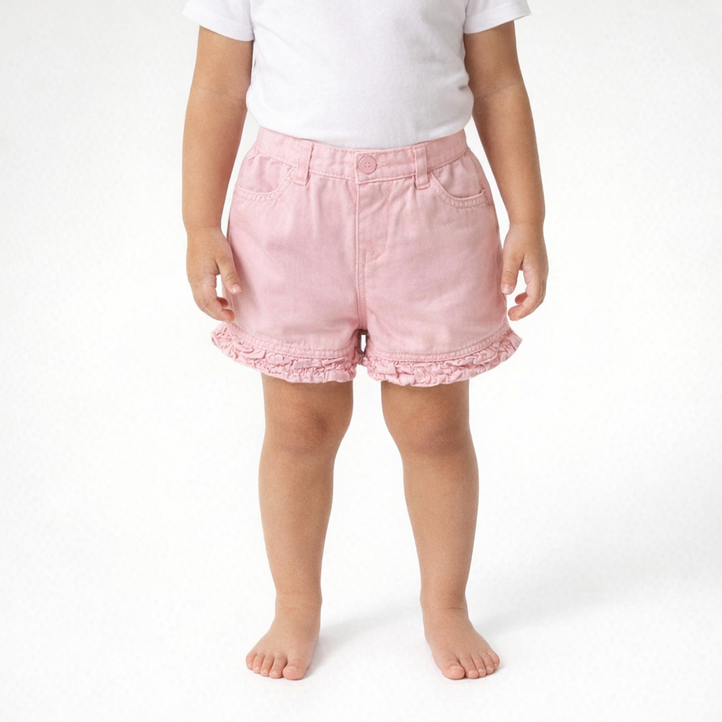 AI image for Pink Frill Shorts