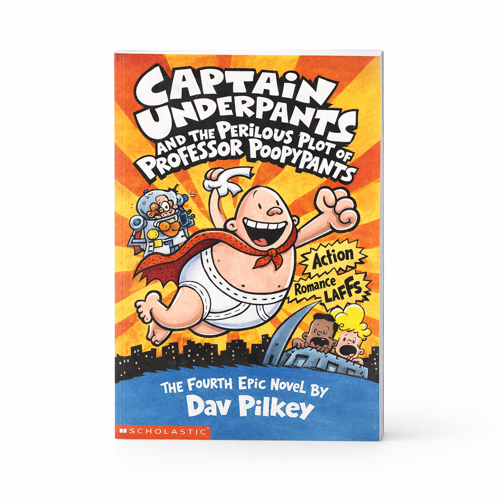 AI image for Captain Underpants and the Perilous Plot of Professor Poopypants - Paper Back