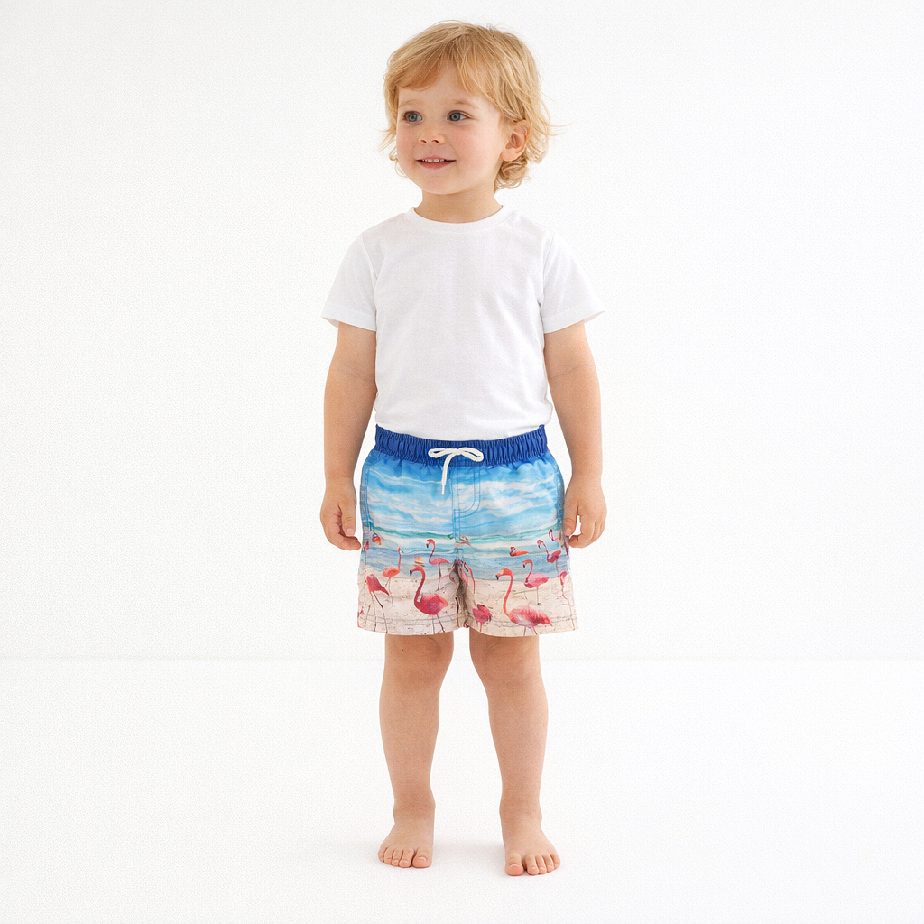 AI image for Flamingo Swim Shorts