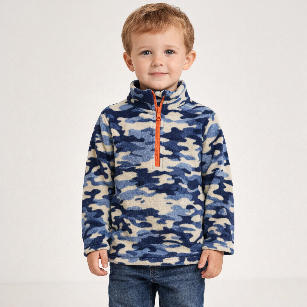 AI image for Camo 1/4 Zip Jumper