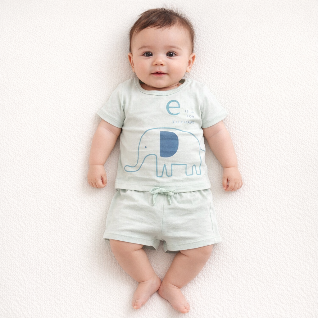 AI image for Elephant Green Summer Set