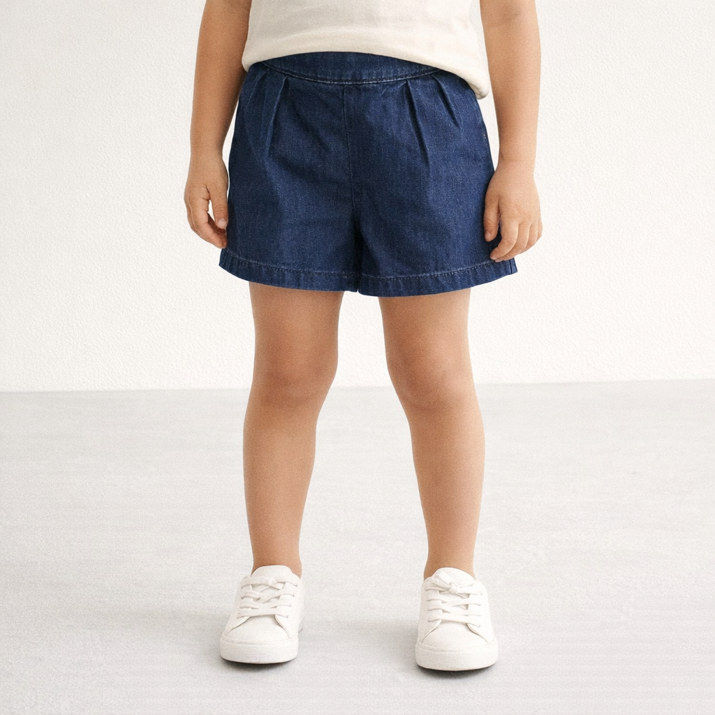 AI image for Dark Soft Denim Shorts