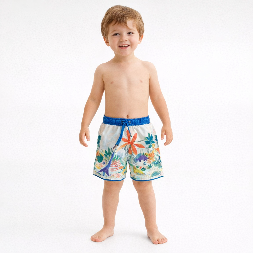 AI image for Dino Swim Trunks