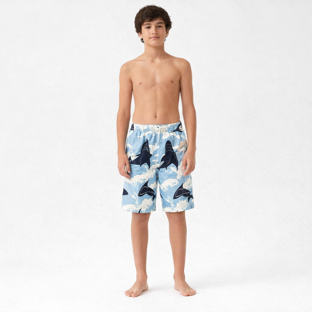 AI image for Shark Swim Trunks