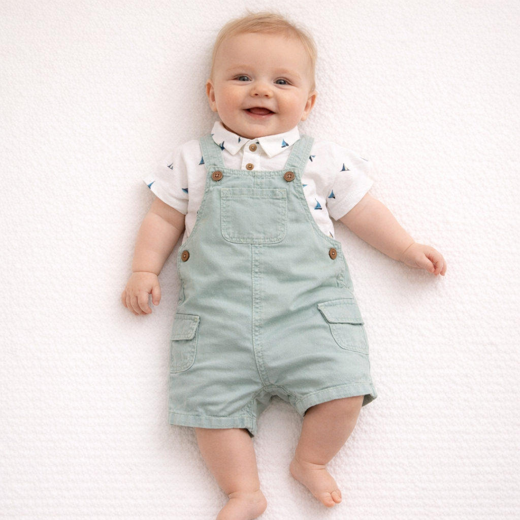 AI image for Sail Boat Dungarees