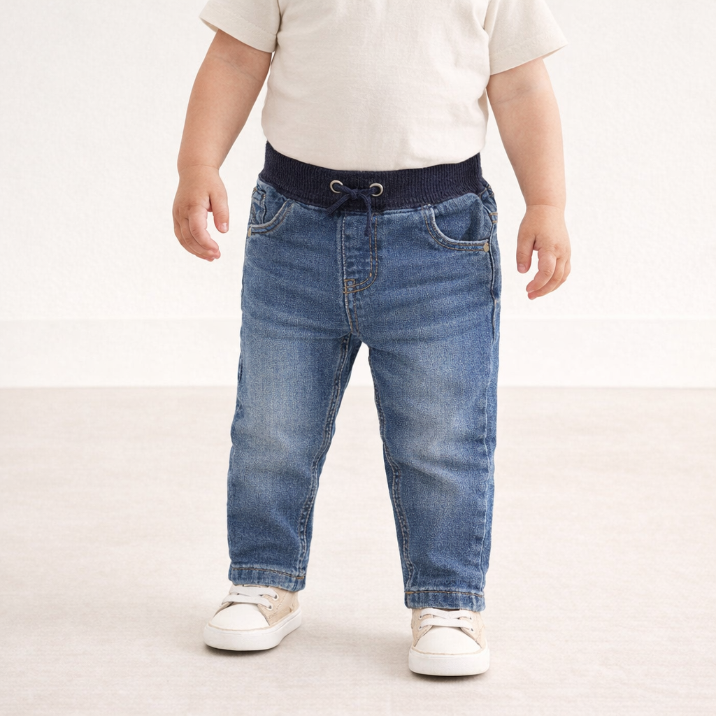 AI image for Elasticated Waist Jeans