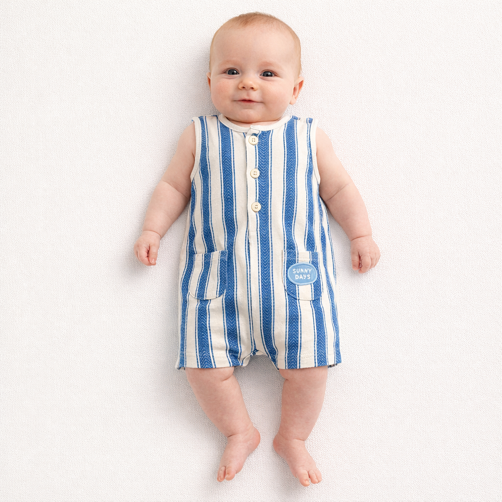 AI image for Sunny Days Cotton Romper