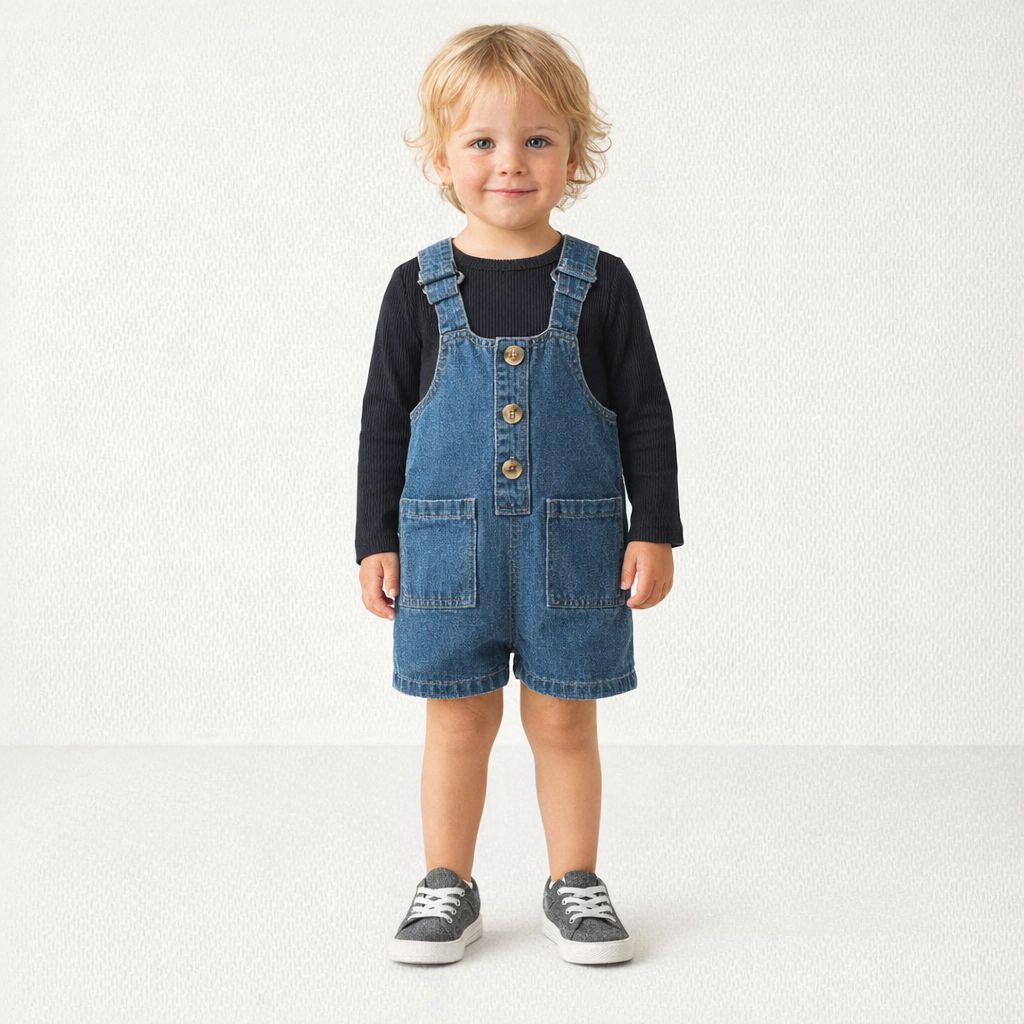 AI image for Shortie Dungarees Outfit