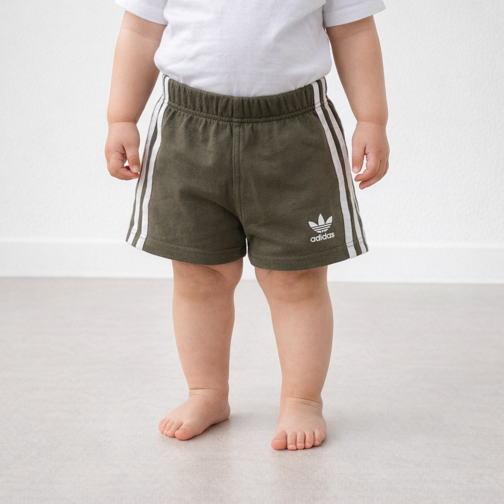 AI image for Khaki 3 Stripe Shorts