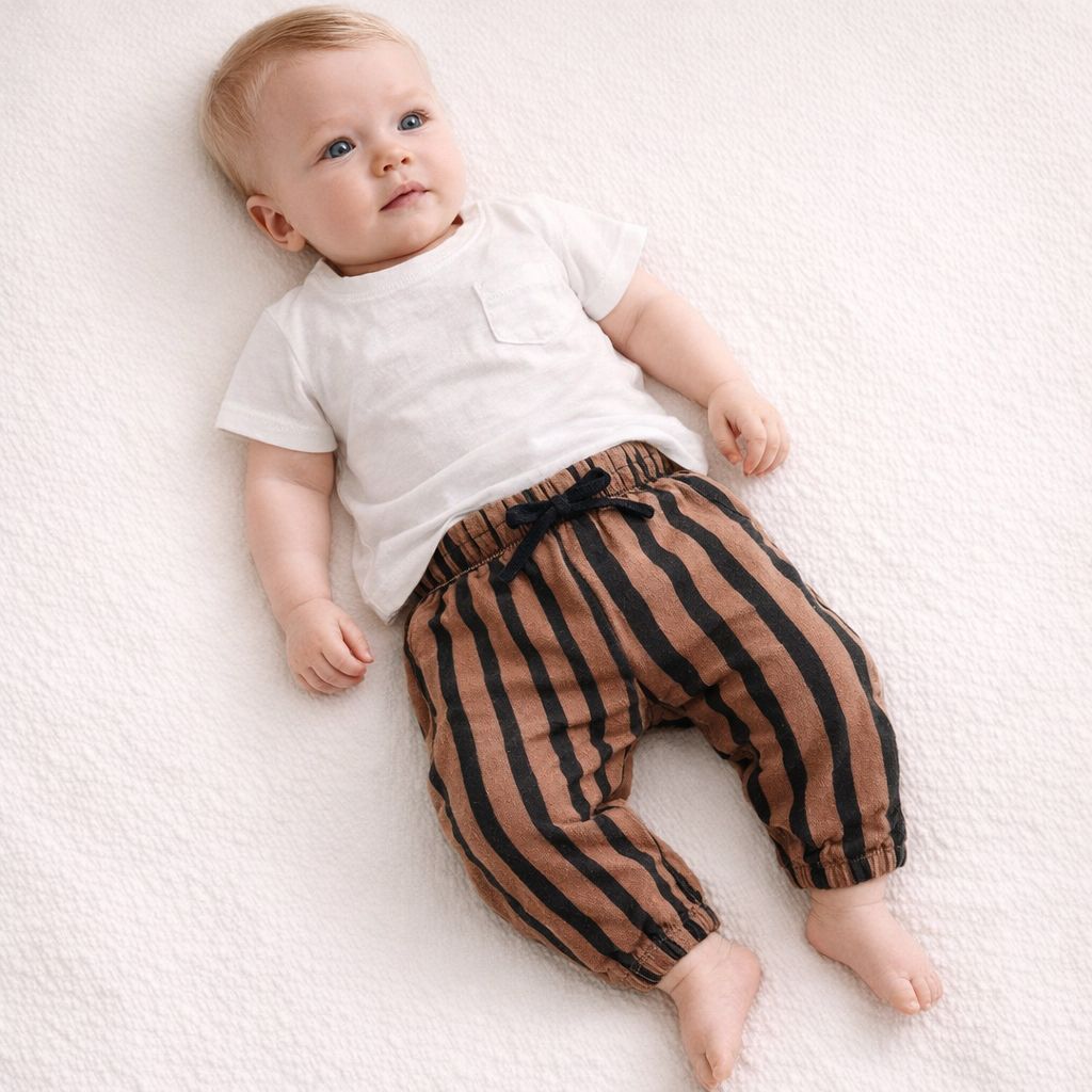 AI image for Stripe Joggers Outfit