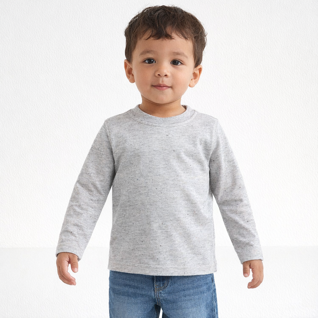 AI image for Long Sleeved Grey Top
