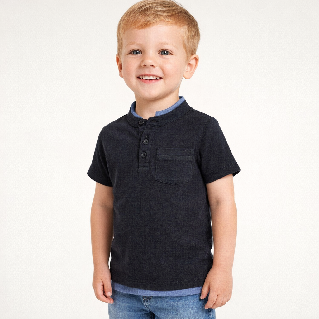 AI image for Collarless Tee