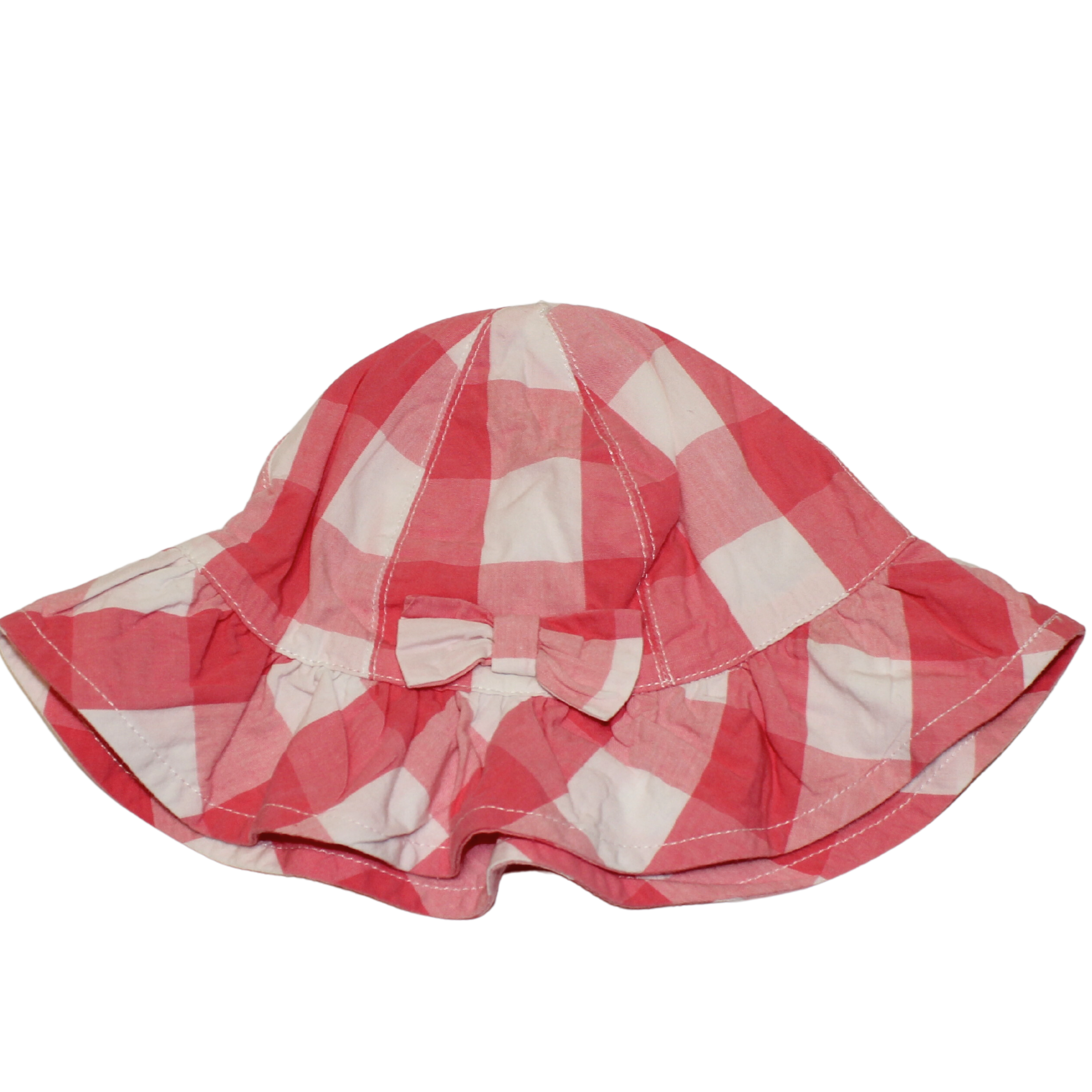Gingham Bow Hat