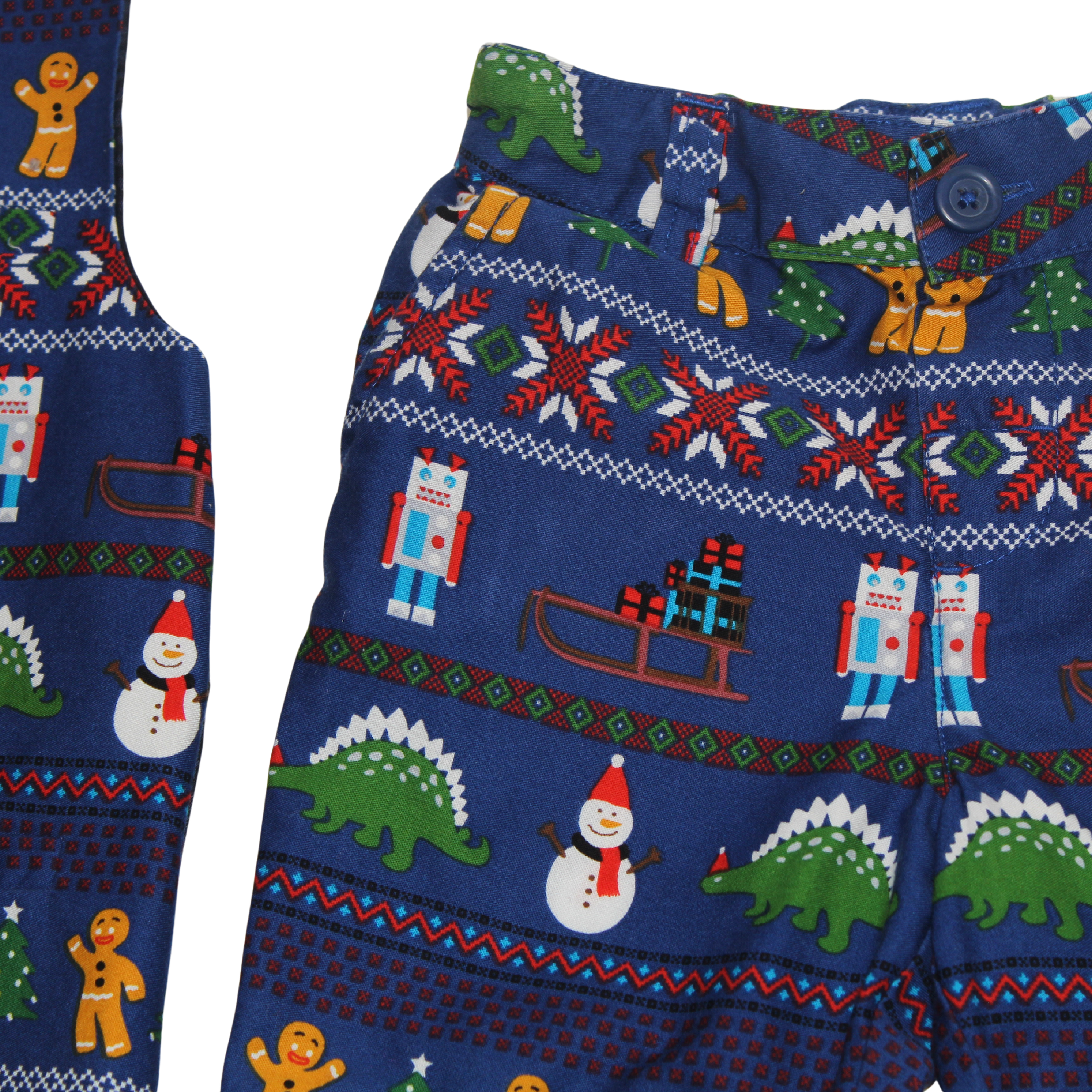 Novelty Christmas Waistcoat and Trousers