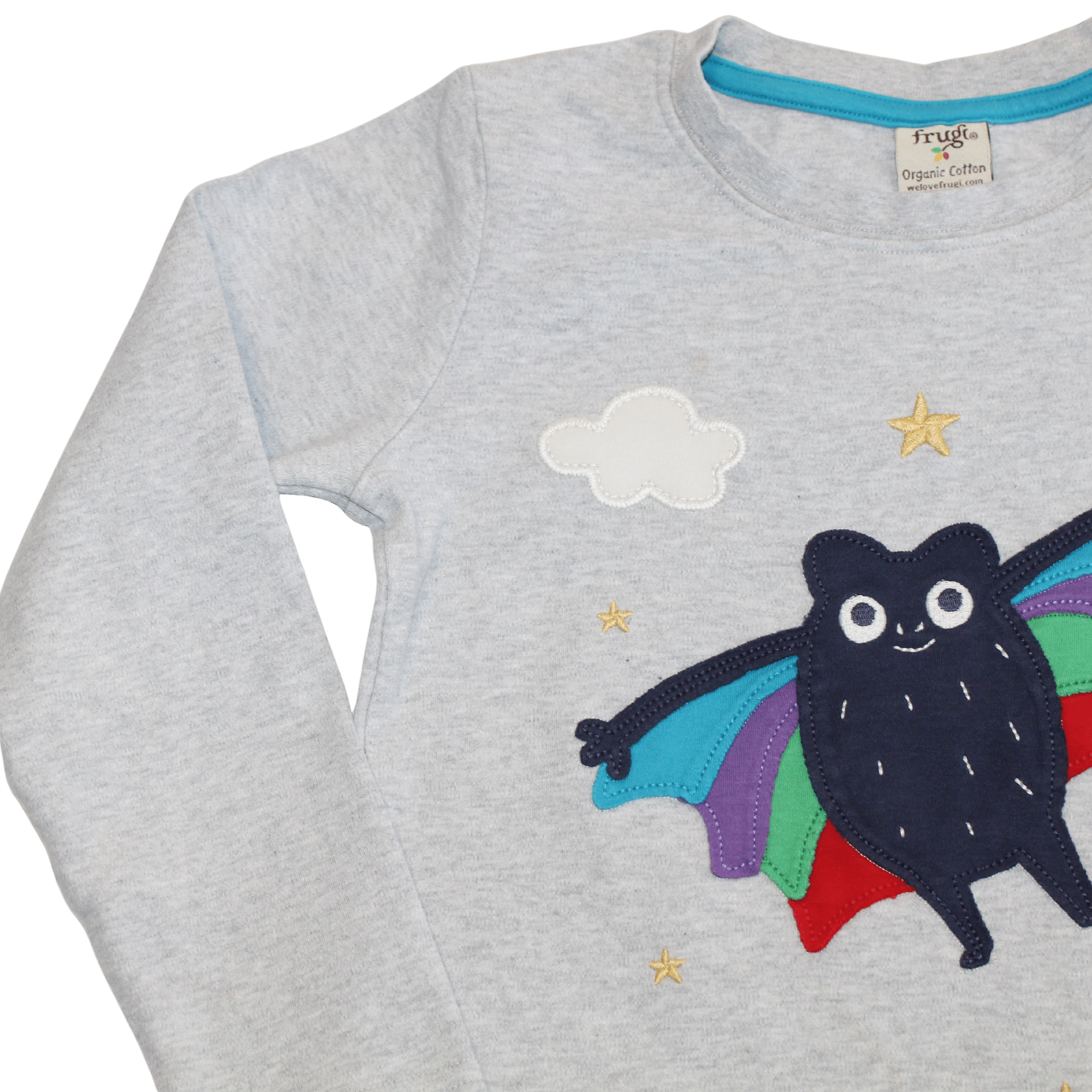 Bat Applique Long Sleeve Top - 2nd Lyfe C.I.C