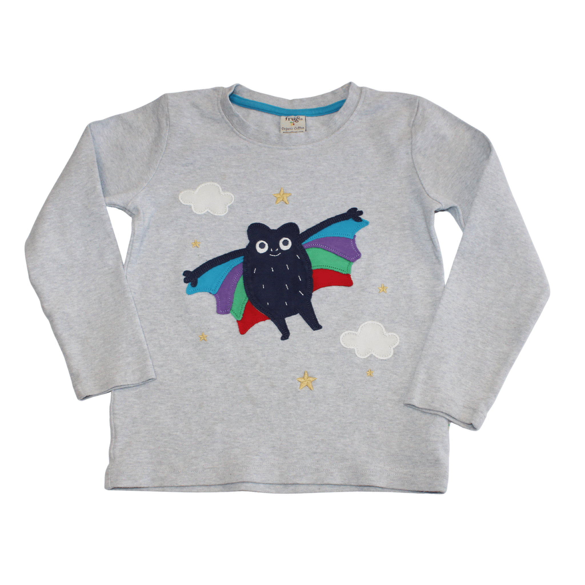 Bat Applique Long Sleeve Top - 2nd Lyfe C.I.C