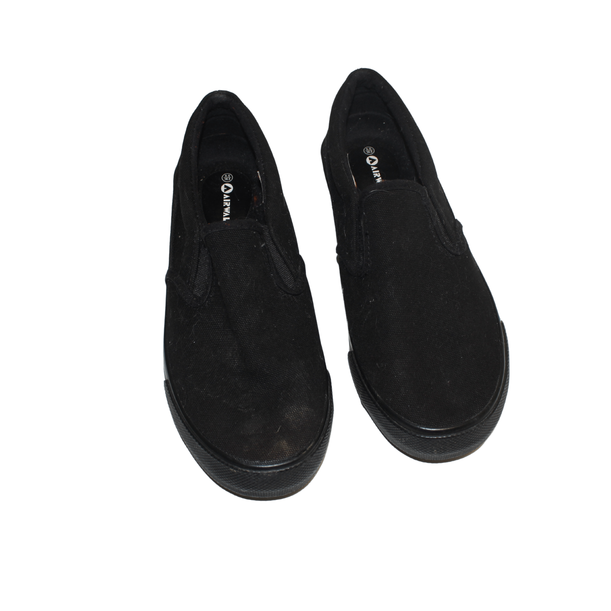 Black Canvas Slip On's - 2nd Lyfe C.I.C