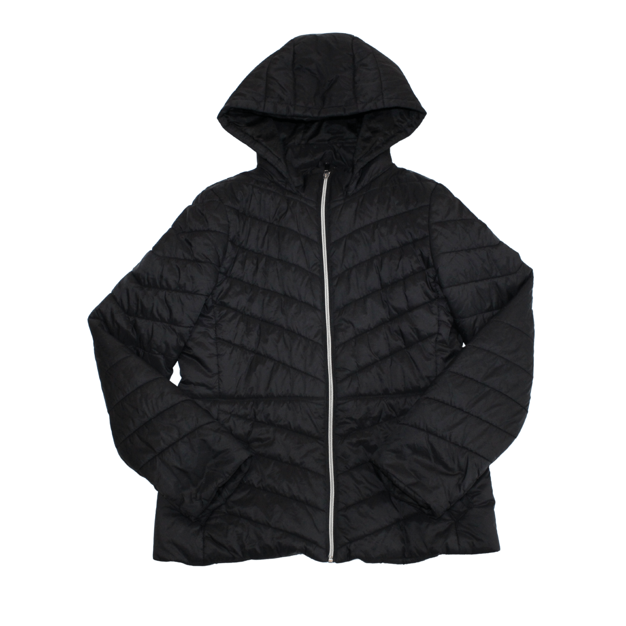 Black Hooded Puffer Coat - 2nd Lyfe C.I.C