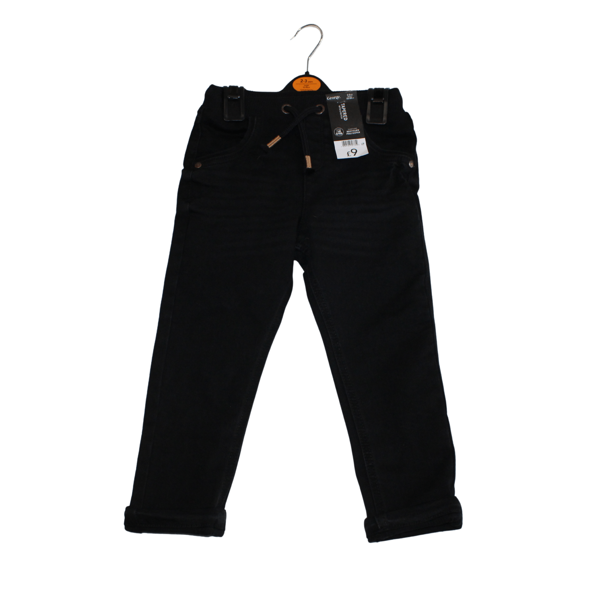 Black Lined Stretch Jeans - 2nd Lyfe C.I.C