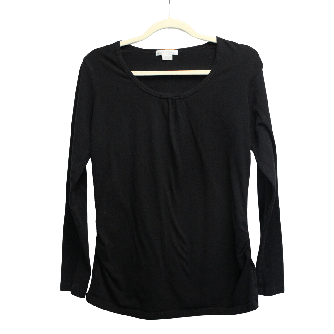 Black Long Sleeve Top - 2nd Lyfe C.I.C