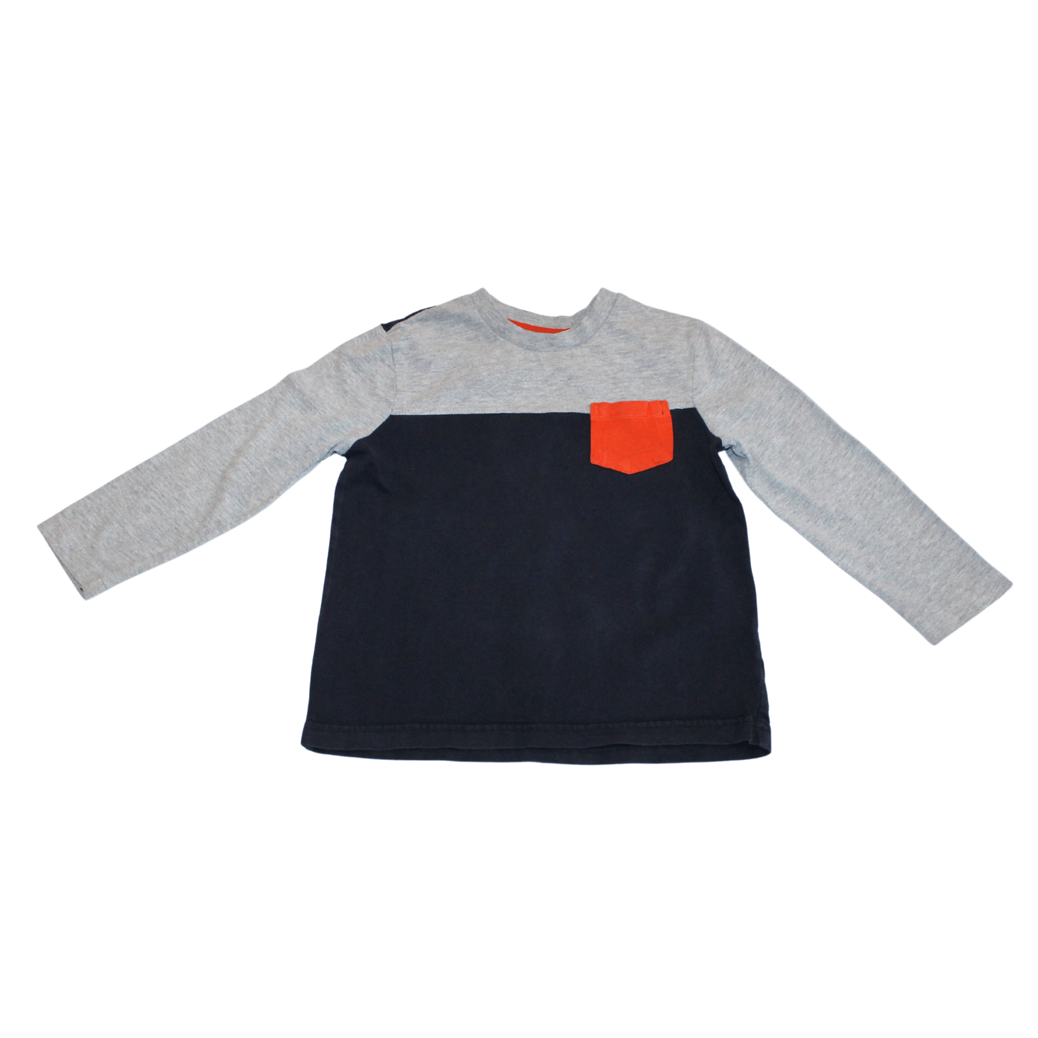 Block Colour Pocket Long Sleeve Top - 2nd Lyfe C.I.C