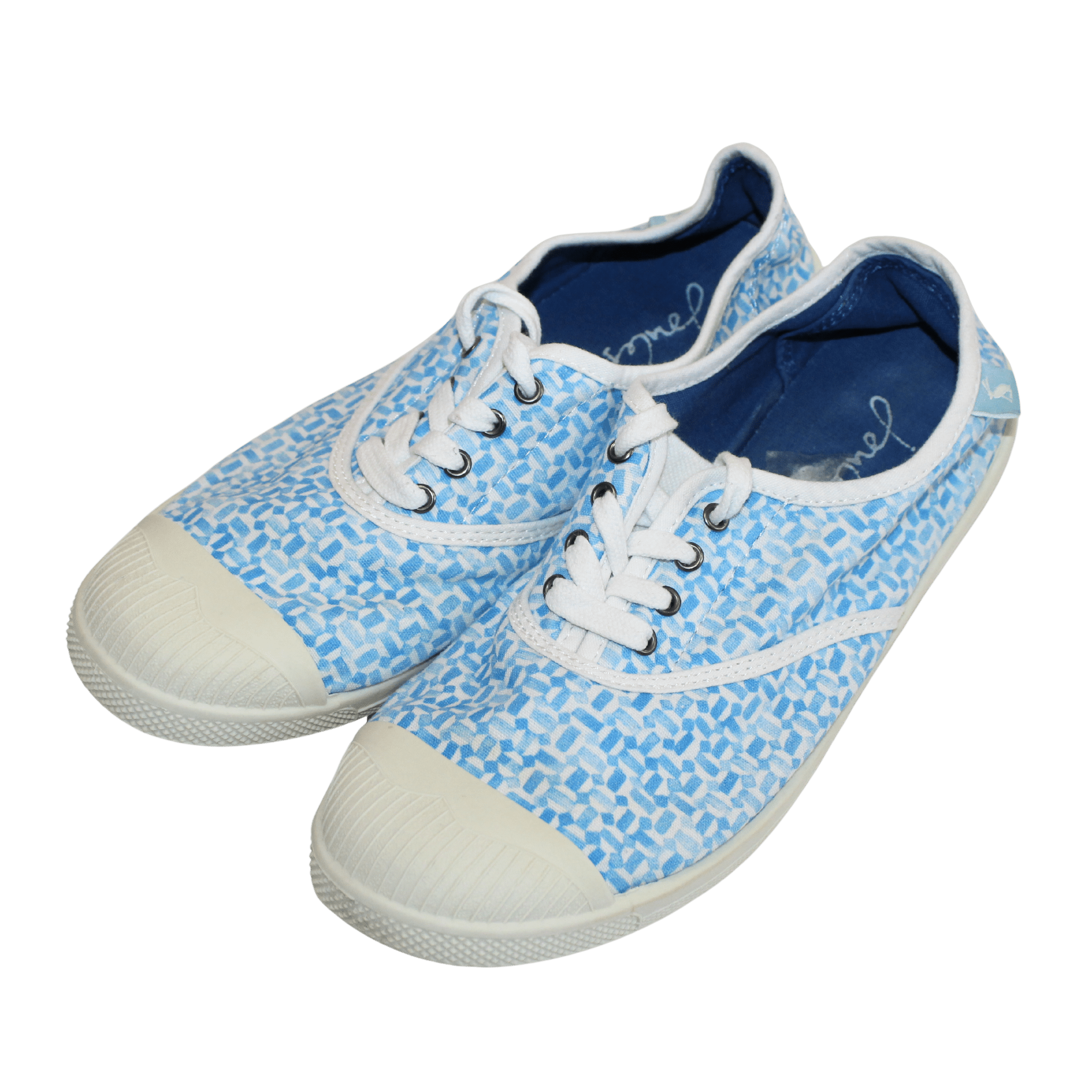 Blue Floral Casual Trainers - 2nd Lyfe C.I.C