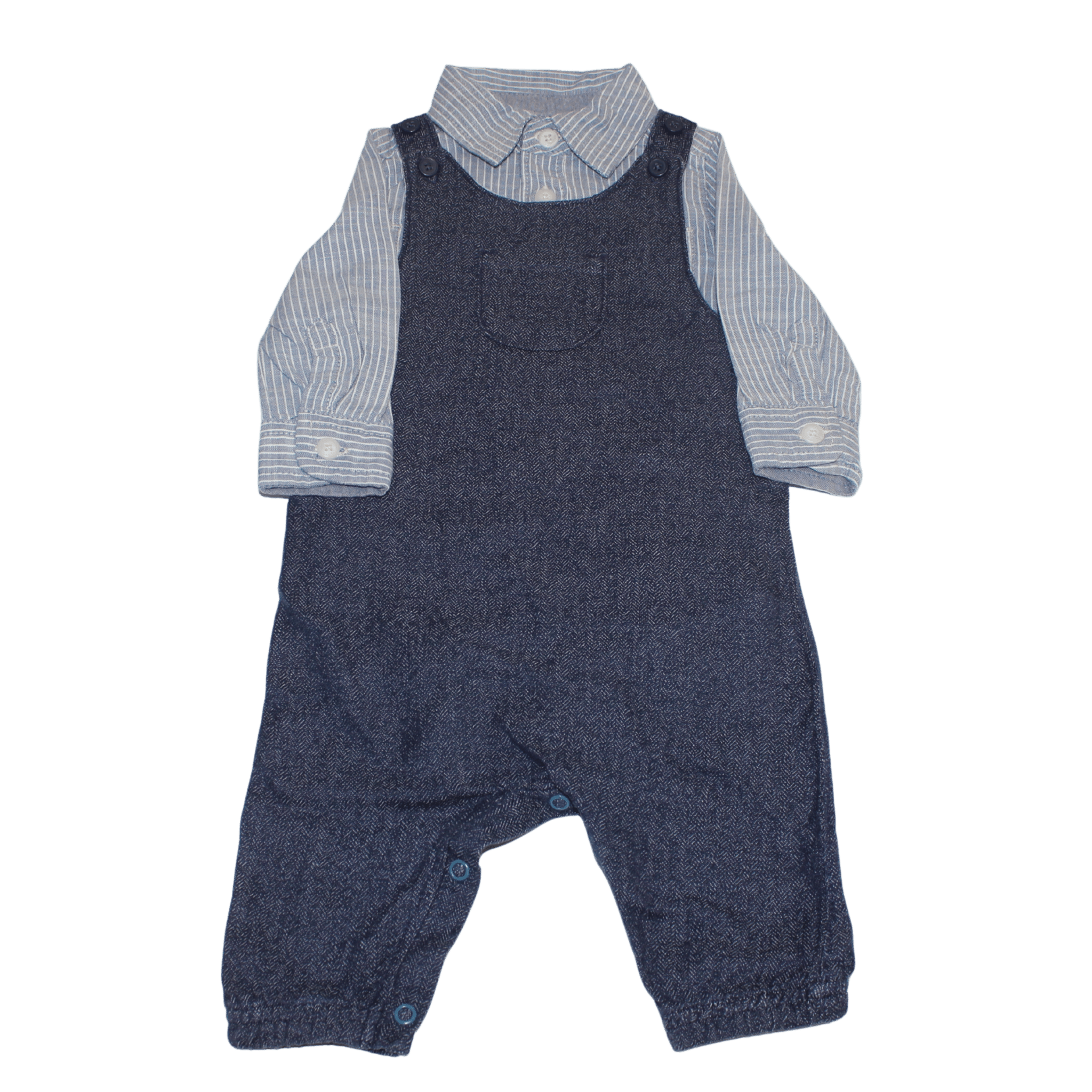 Brushed Cotton Dungarees - 2nd Lyfe C.I.C