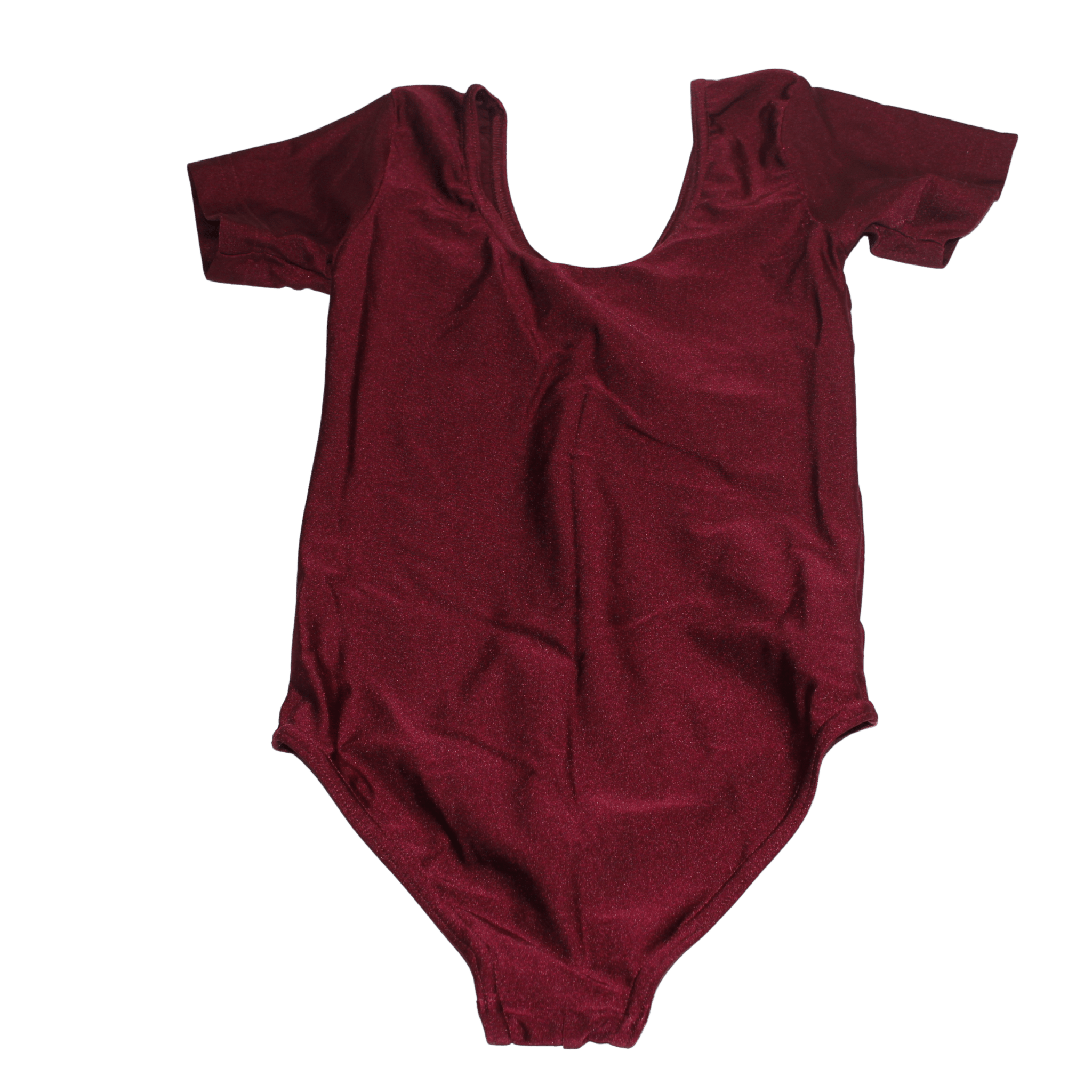 Burgundy Cap Sleeve Leotard - 2nd Lyfe C.I.C