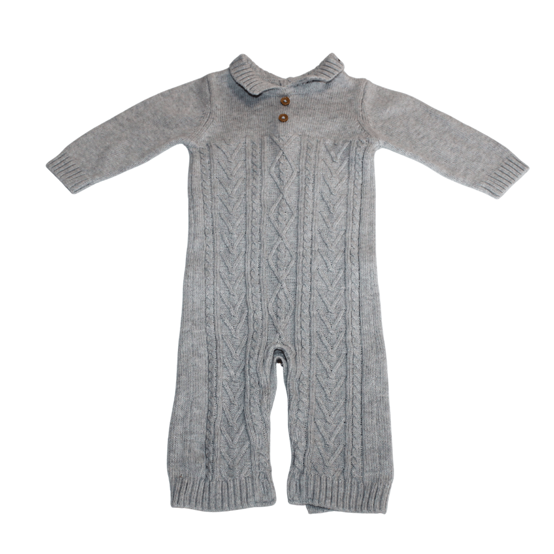 Cable Knit Romper - 2nd Lyfe C.I.C