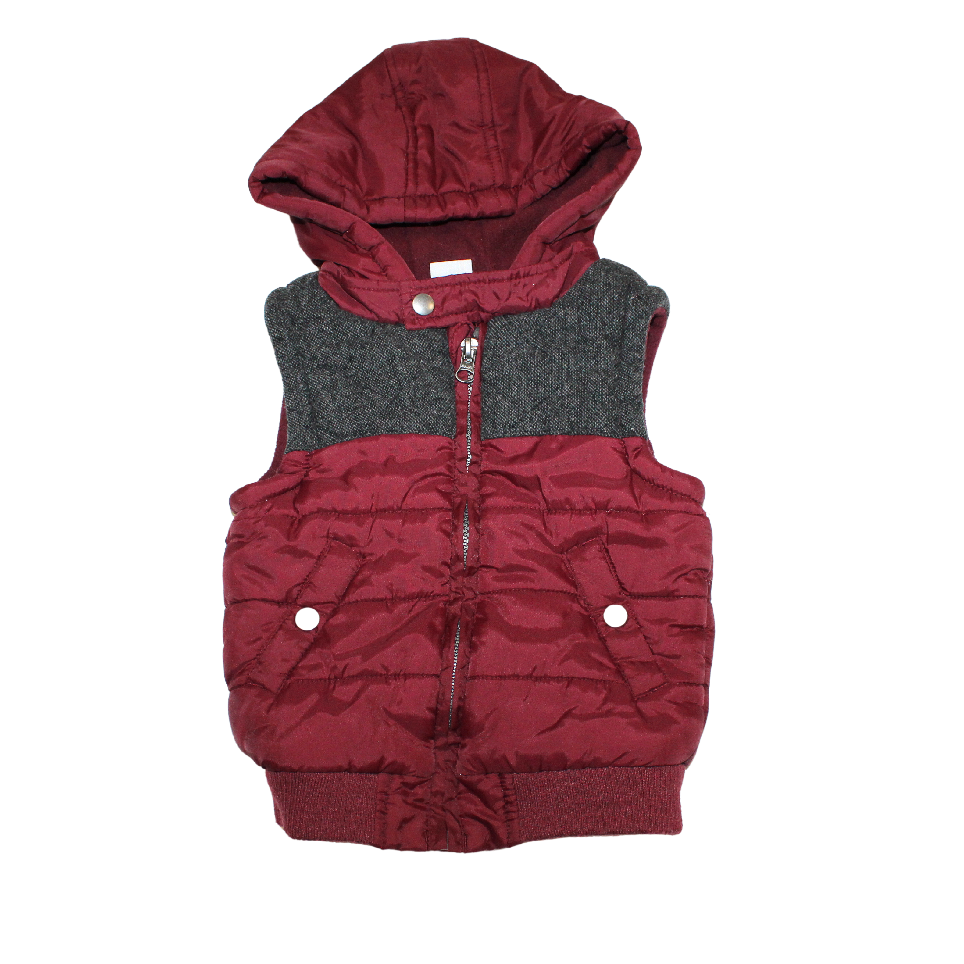 Red and Tweed Gillet