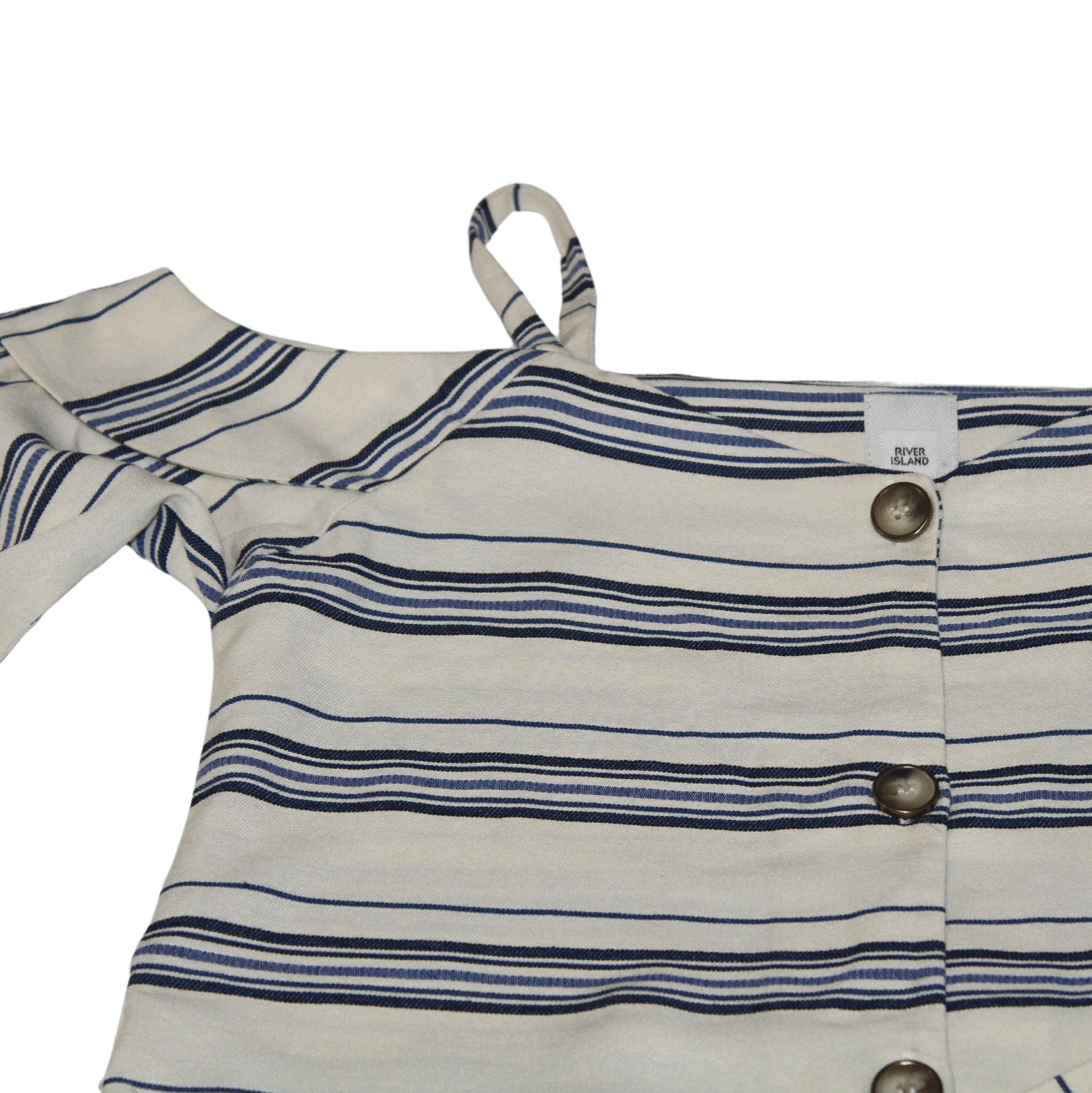 Cold Shoulder Striped Dress - 2nd Lyfe C.I.C