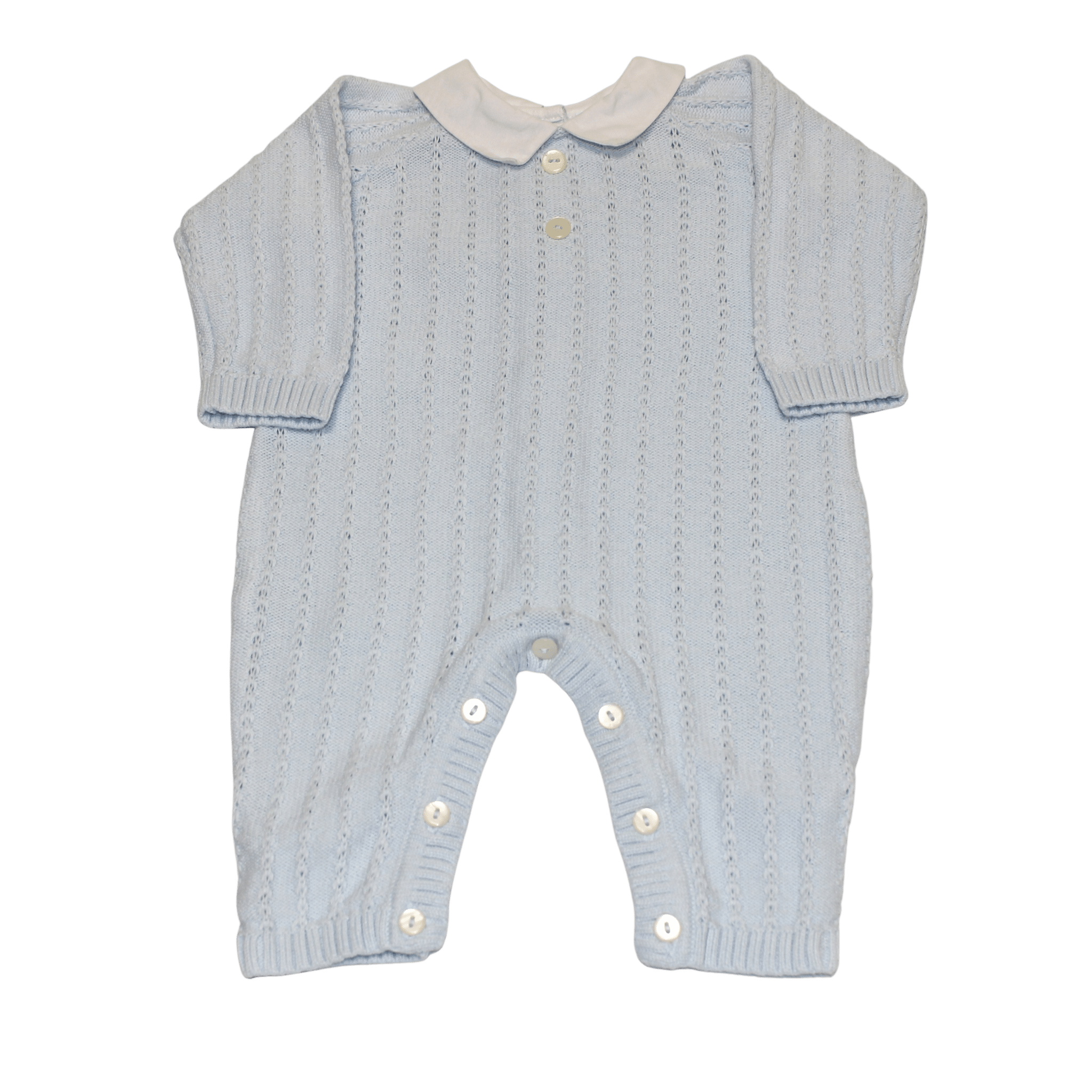 Collared Knitted Romper - 2nd Lyfe C.I.C