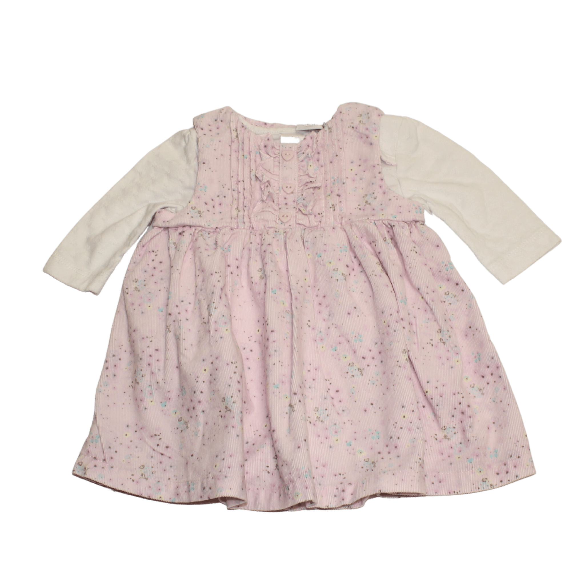 Cord Floral Dress - 2nd Lyfe C.I.C