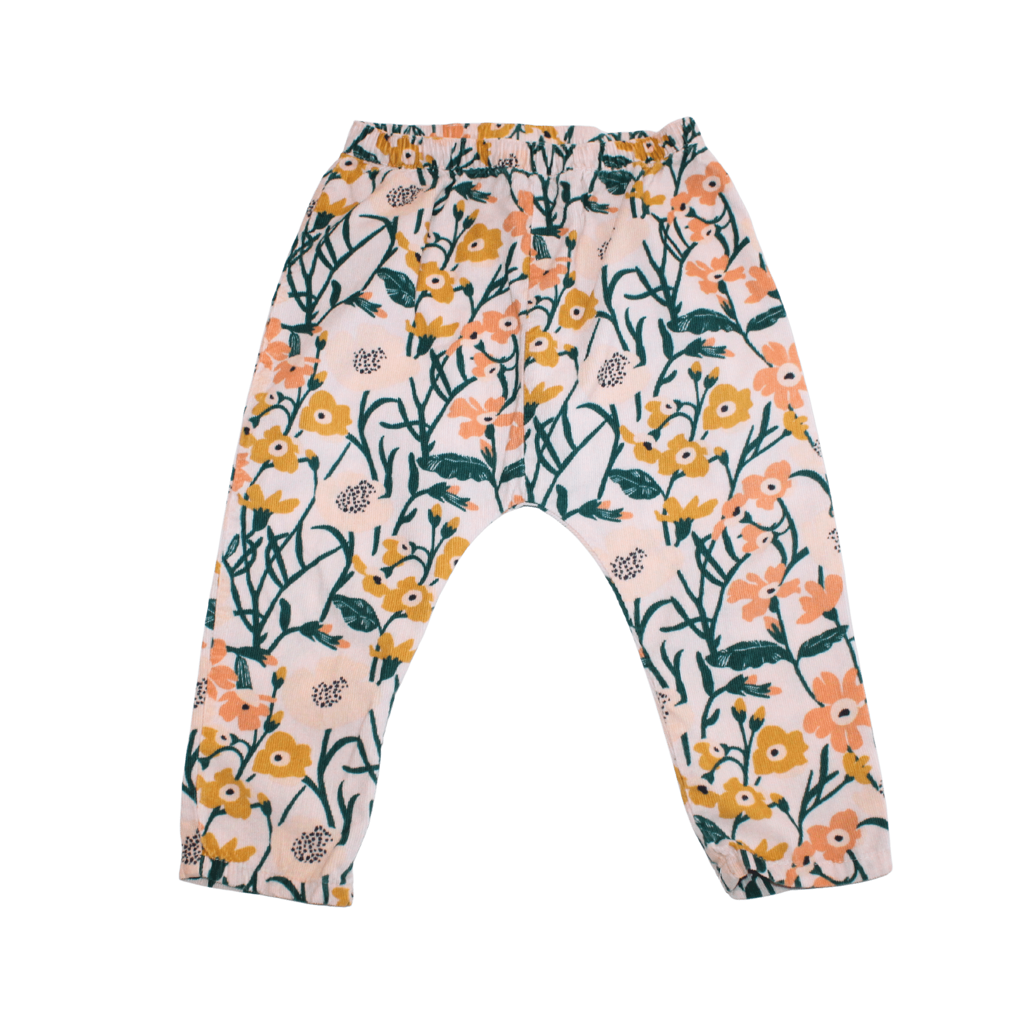 Cord Floral Trousers - 2nd Lyfe C.I.C