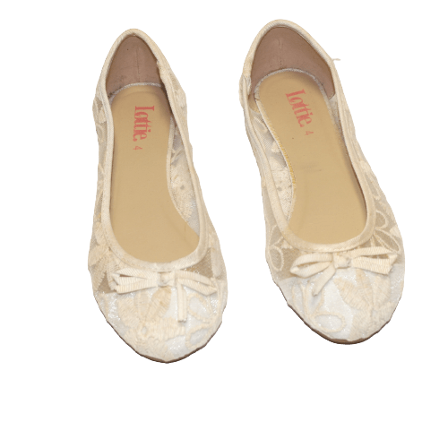 Cream Ballet Shoes - 2nd Lyfe C.I.C